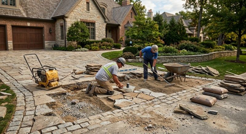 Brick Driveway Repair in Columbus, GA