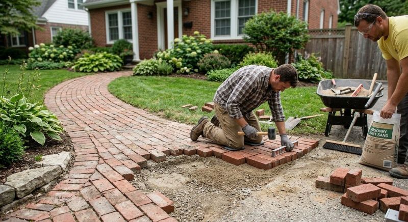 Brick Flatwork Repair in Upatoi, GA