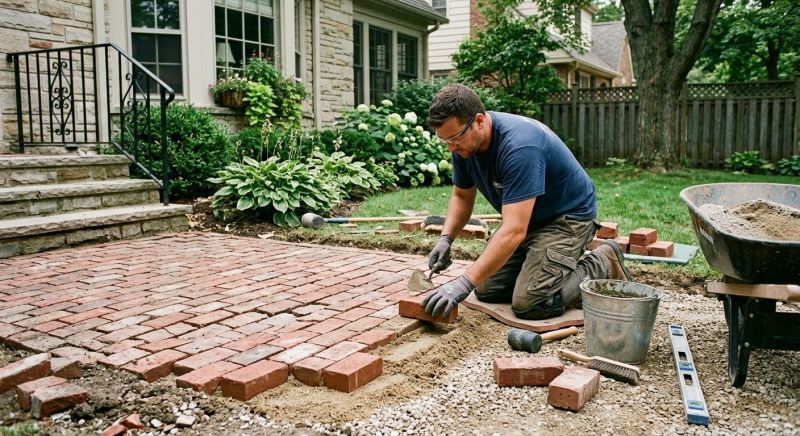 Brick Hardscape Repair in Columbus, GA