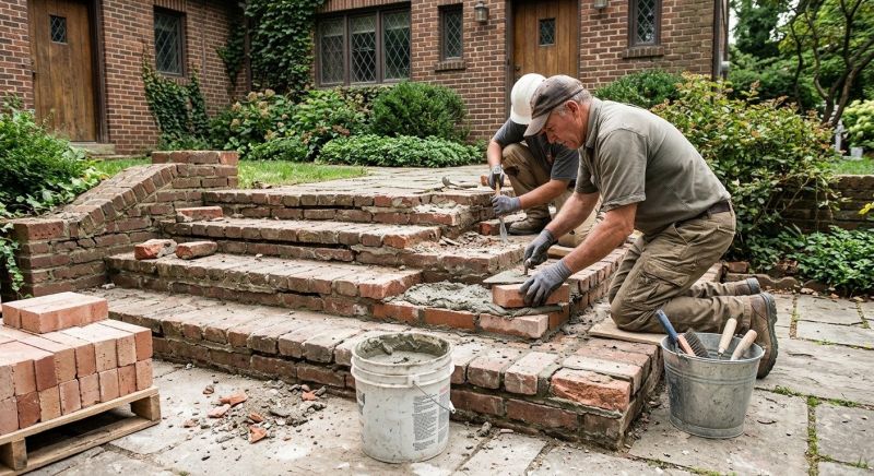 Brick Stairs Repair in Fort Mitchell, AL