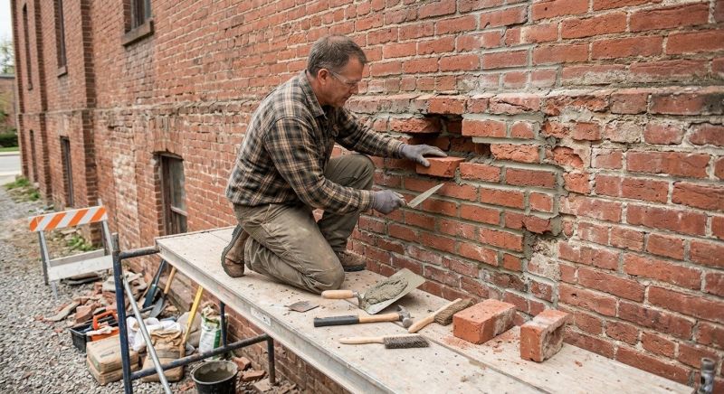 Brick Stairs Repair in Phenix City, AL