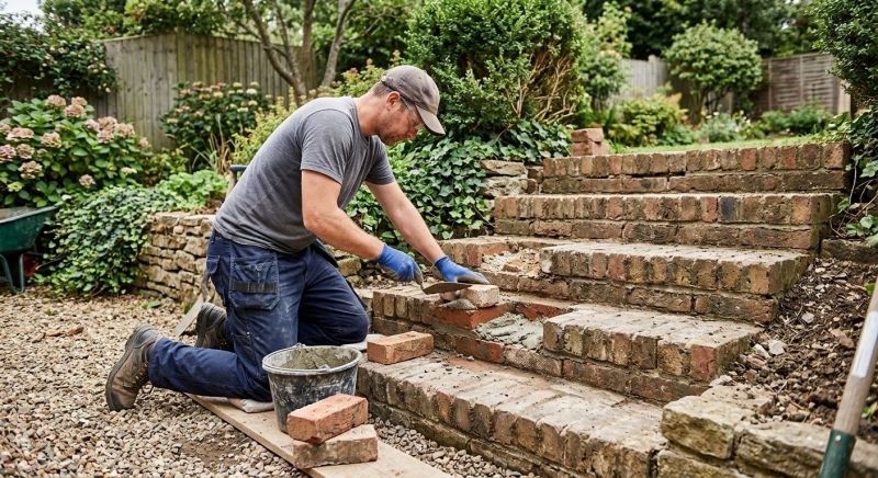 Brick Stairs Repair in Upatoi, GA