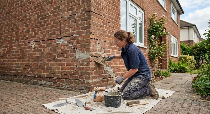 Brick Wall Repair in Upatoi, GA