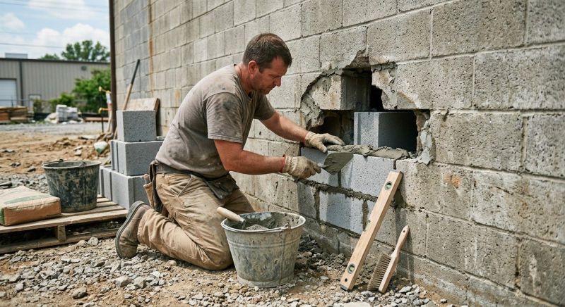 Cement Block Repair in Columbus, GA