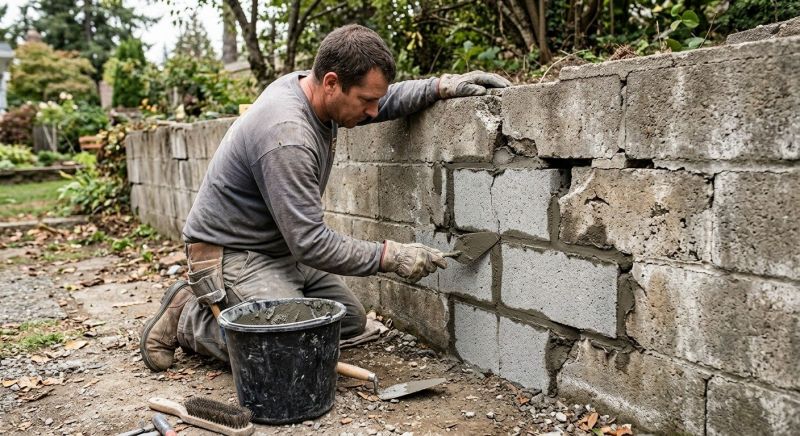 Concrete Block Repair in Fort Mitchell, AL