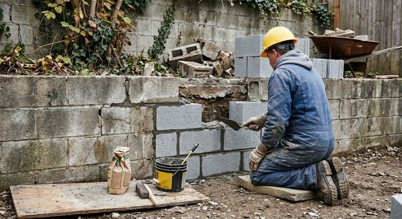 Concrete Block Repair in Fort Mitchell, AL
