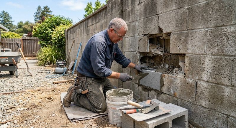 Concrete Block Repair in Phenix City, AL