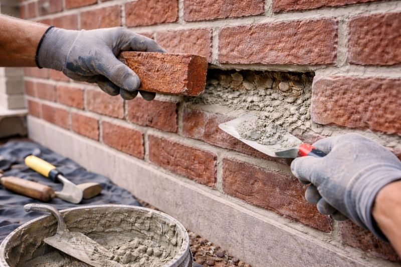 Porch Brick Repair in Columbus, GA