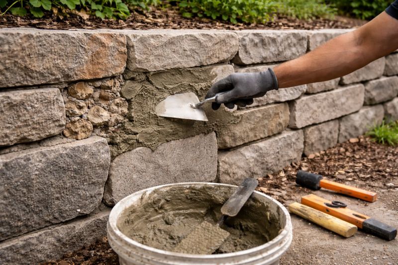Rock Wall Repair in Columbus, GA