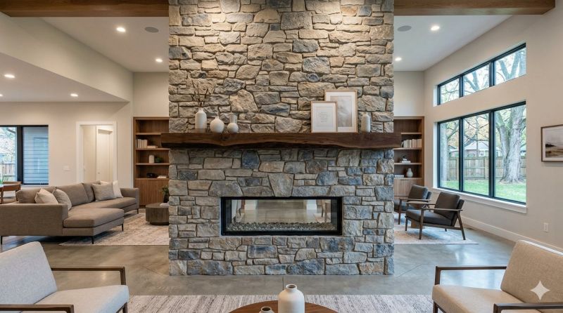 Stone Chimney Installation in Salem, AL