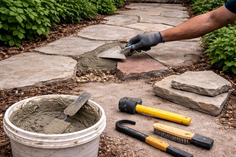 Stone Walkway Repair in Columbus, GA