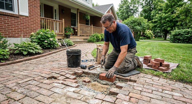 Brick Flatwork Repair in Salem, AL